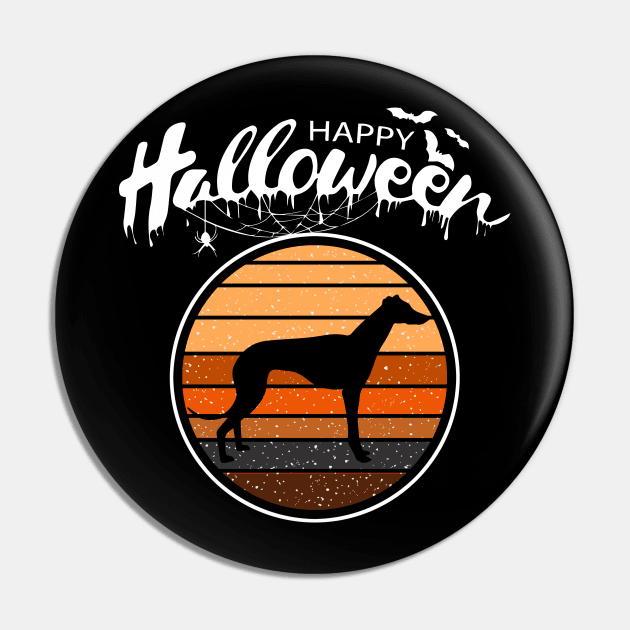 Funny Happy Halloween Beautiful Greyhound Men Women Kid Gift Pin by mlleradrian