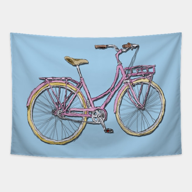 Vintage Bicycle Tapestry by MandyE