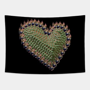 German Shepherd cactus heart Tapestry