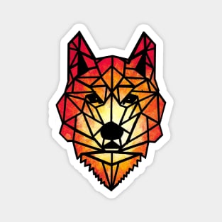 Geometric Wolf Magnet