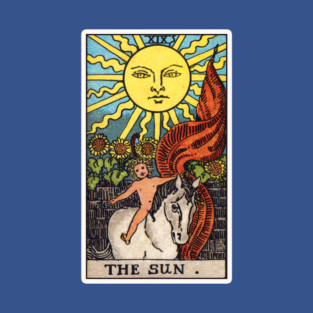 The Sun Tarot Card - Sun - T-Shirt