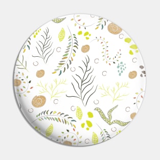 Seaweed Pattern Pin