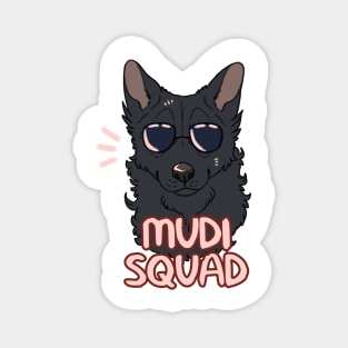 MUDI SQUAD (black) Magnet