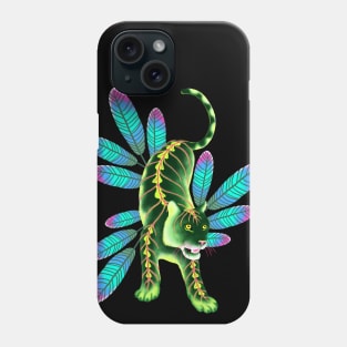 Maranta Tiger (Black Background) Phone Case