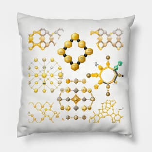 Biochemist Student Collage Pillow