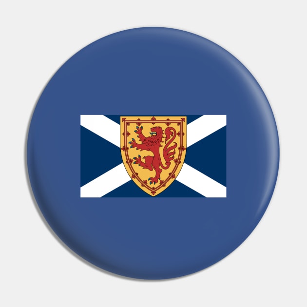 Royal Scottish Coat of Arms on Flag Pin by iaredios