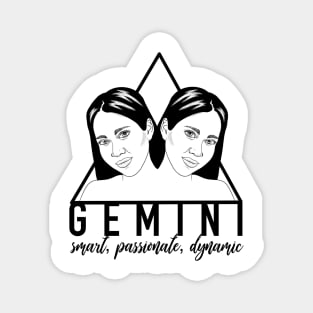 Gemini Girl Magnet