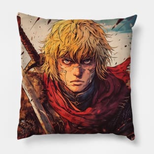 Saga of the Norse: Viking Exploration, Epic Tales, and Anime-Manga Heritage in Vinland Saga Art Pillow