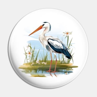 Stork Pin