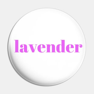 Lavender Pin