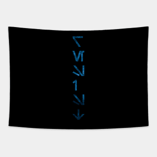 Resist Aurebesh Blue Tapestry