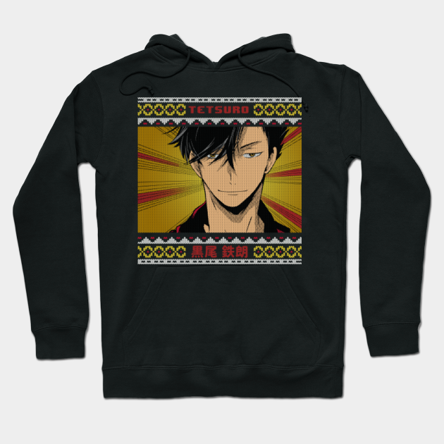 Christmas Anime Haikyuu Tetsuro Kuroo Ugly Christmas Sweaters Kuroo Tetsuro Hoodie Teepublic Go beyond super saiyan or plus ultra this holiday season with these anime ugly christmas sweaters! teepublic