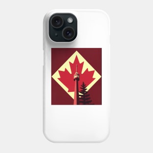 Canada Propaganda Poster Phone Case