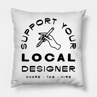 Support Pillow - Support Designers by Nick Quintero