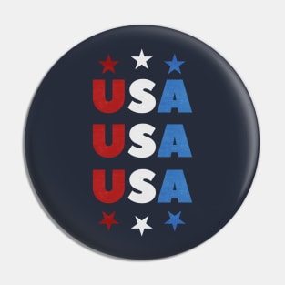 USA Independence Day T-Shirt Pin