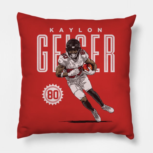 Kaylon Geiger Tampa Bay Card Pillow by danlintonpro