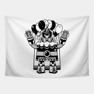 Mecha Birthday Girl Tapestry