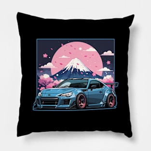 Subaru BRZ Car Art - Widebody Modified JDM Car Pillow