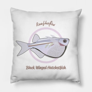 Black Winged Hatchetfish Pillow