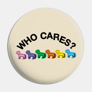 REX ORANGE COUNTY PONY WHO CARES Pin