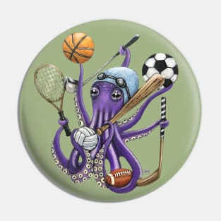 "OctoCoach" - OctoKick collection Pin