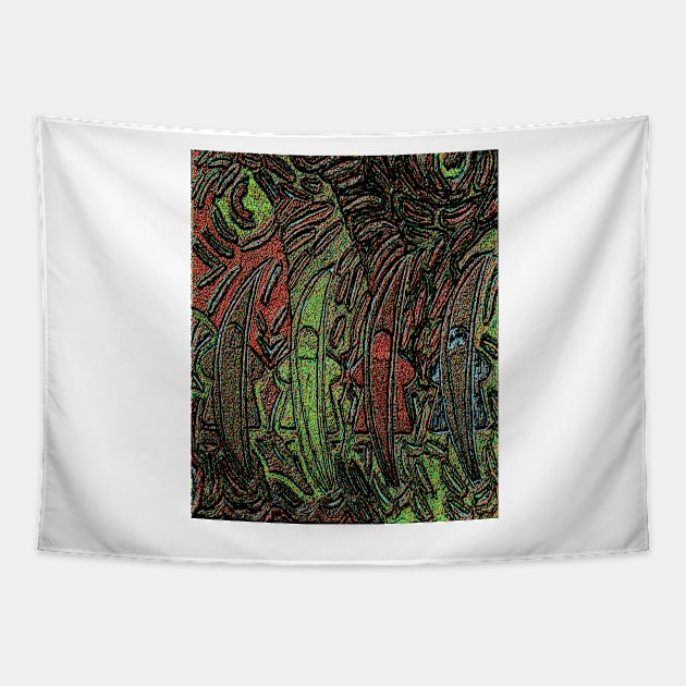 Starry Nights Over MeepNana Festival (GlassedUP3s) Tapestry by Zenanigans