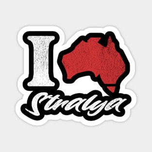 I Heart Stralya Magnet