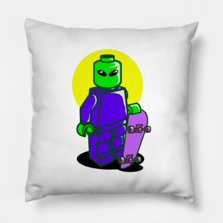 Blocky style Skater Pillow