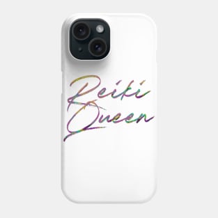 Reiki Queen / Retro Typography Design Phone Case