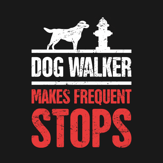 Funny Dog Walking Gift For Dog Walker by MeatMan