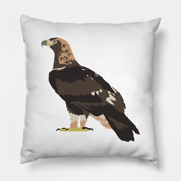 Golden Eagle Pillow by stargatedalek