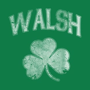 Walsh Irish Family Shamrock St Patricks Day T-Shirt