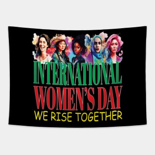 International Women's Day We Rise Together Peace Equity Tapestry