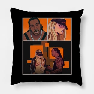 Busta and Mariah Pillow