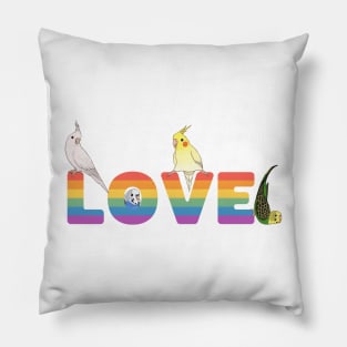 LGBT Birds Pillow