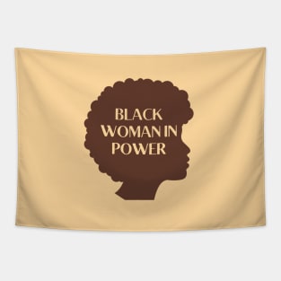 Black woman in power Tapestry