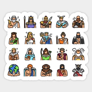 Greek Mythology Stickers for Sale  Funny laptop stickers, God sticker,  Cartoon stickers