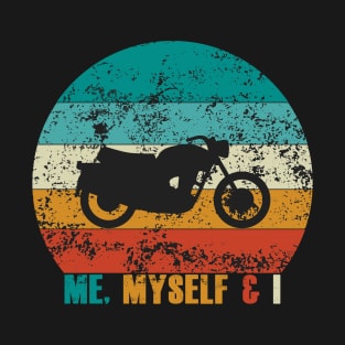 Classic Retro Ride: Motorbike Adventure T-Shirt