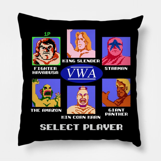 Pro Wrestling NES Pillow by JasonVoortees