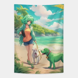 Adventure Purrfectly Otaku Tapestry