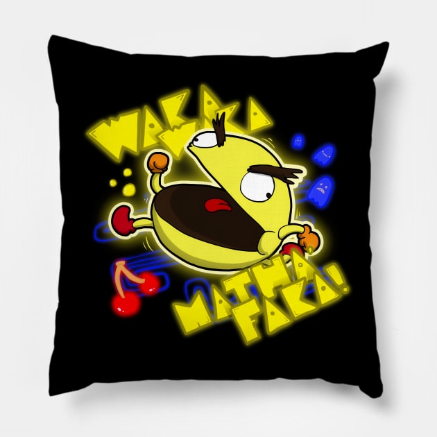 Waka Waka, Matha' Faka' Pillow by Aniforce