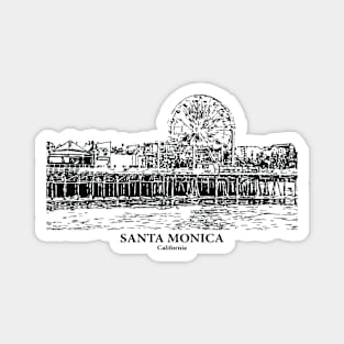 Santa Monica - California Magnet