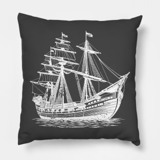 17th Century Ship Pillow