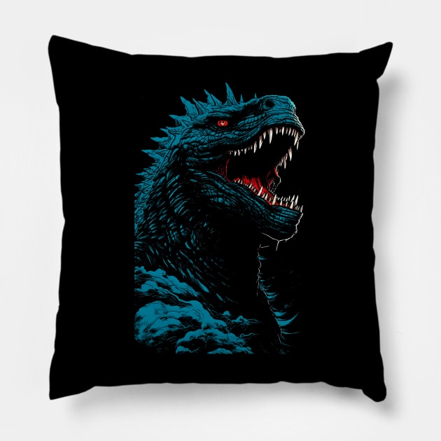 Godzilla 5 Pillow by Allbestshirts