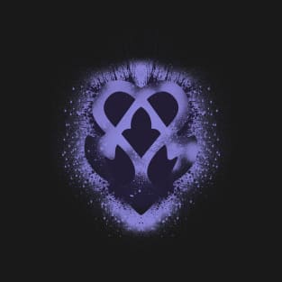 Kingdom Hearts Brushed Nightmare Emblem T-Shirt