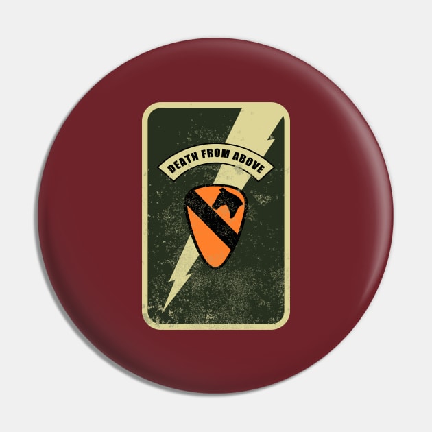 Air Cavalry Vietnam Card (distressed) Pin by Firemission45