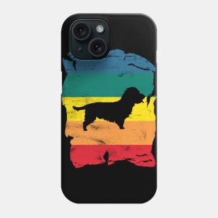 Glen of Imaal Terrier Distressed Vintage Retro Silhouette Phone Case