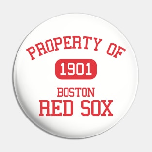 Property of Boston Red Sox Pin