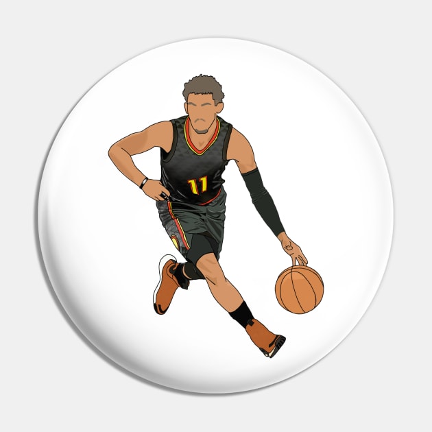 Trae Young - The Ice Trey Pin by PennyandPeace