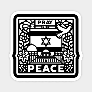 Pray For Peace In Israel Magnet